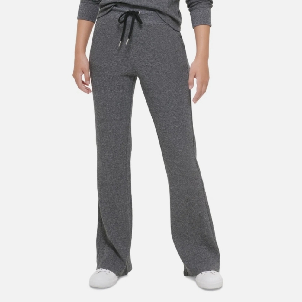 Womens CALVIN KLEIN Wide Leg Thermal Lounge Pants With Drawstring Size 3X NWOT